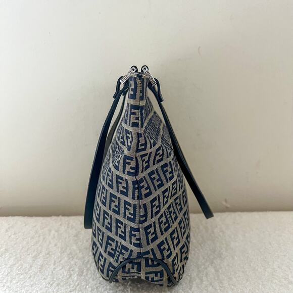 Fendi Zucchino Canvas and Leather Tote Bag - Picture 5 of 13